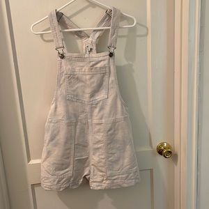 Aerie Tie-Dye Denim Overalls